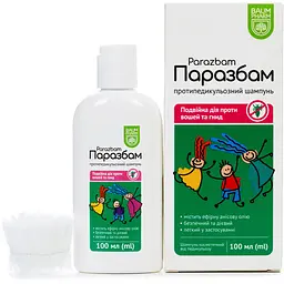 Шампунь від педикульозу Baum Pharm Паразбам 100 мл - мініатюра 2