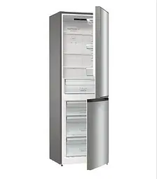 Холодильник Gorenje 185х60х60см 2 двері 203(99) л А++ NoFrost+ LED дисплей (NRKE62XL) - мініатюра 2