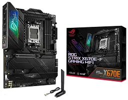Материнська плата ASUS ROG STRIX X670E-F GAMING WIFI (ROG STRIX X670E-F GAMING WIFI) (Socket AM5, AMD X670, ATX) Б/в - мініатюра 6
