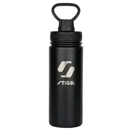 Пляшка для води Stiga Water Bottle Steel Black 550ml (2905-0101-55) (931287) - мініатюра 1