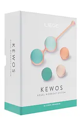 Вагінальні кульки Liebe Kewos Peach/Mint 5 кульок - мініатюра 5