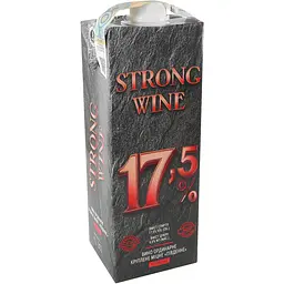Вино Strong Wine Південне червоне ординарне міцне 17.5% 1 л - мініатюра 3