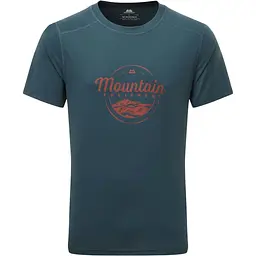 Футболка Mountain Equipment Headpoint Script Mens Tee Majolica Blue XL (1053-ME-006627.01635.XL)