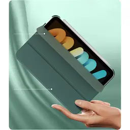 Чохол до планшета BeCover Tri Fold Hard Apple iPad Mini 7 2024 Dark Green (712451) - мініатюра 2