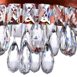 Люстра Brille стельова з пультом LED 82W WW+NW+CW Cop (BR-991C/1) - мініатюра 4