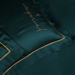 Наволочка MirSon Imperial Tencel №07 Emerald 50х70 см (2200010755824) - мініатюра 3