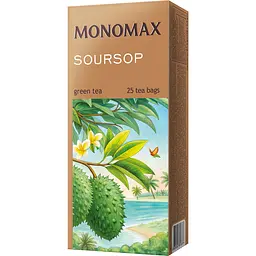 Чай зелений Monomax Soursop китайський 37.5 г (25 шт. x 1.5 г)