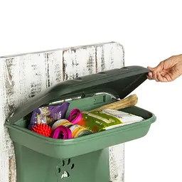 Підставка для корму пластикова Food Stand Maxi 50x29x52h сіро-бежевий - мініатюра 6
