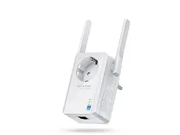 Усилитель Wi-Fi сигнала, расширитель покрытия TP-LINK TLWA860RE N300, 1хFE LAN - мініатюра 1