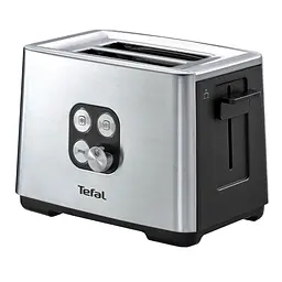 Тостер Tefal TT420D30 Equinox, 900W, Функція розморожування та підігріву, 7 рівнів, Нержавіюча сталь/