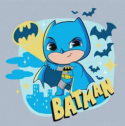 Картина за номерами Для дітей. WB "Batman: Герой темряви 25x25 см Ідейка KHO 1342