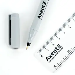 Набір маркерів Axent Permanent 2543-A 0.6 мм чорний 12 шт. (2543-01-A) - мініатюра 3