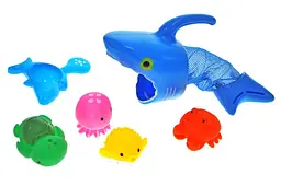 Іграшка для ванної кімнати Акула пастка і морські жителі Hungry Shark HY785-5 в пакеті р.34x23x10,5 см YG Toys