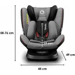Автокрісло Lionelo Bastiaan One 0-36 кг Stone Black - мініатюра 3