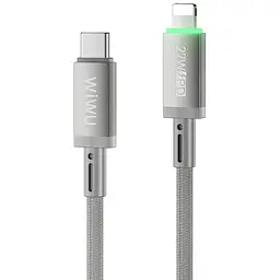 Дата кабель WIWU C083 Maglink Type-C to Lightning 27W 1 м Grey