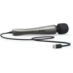 Потужний вібромасажер Dorcel Megawand Chrome Silver перезаряджається 160 режимів - мініатюра 5