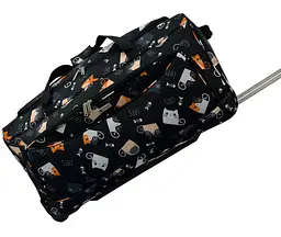Велика дорожня сумка на колесах L Worldline Airtex 891/cat Різнокольоровий - мініатюра 3
