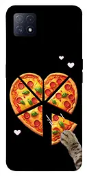 Чохол Demsky Pizza Love Cat для Oppo A72 5G / A73 5G