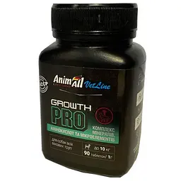 Вітаміни AnimAll VetLine Growth PRO для малих порід собак 1 г × 90 табл