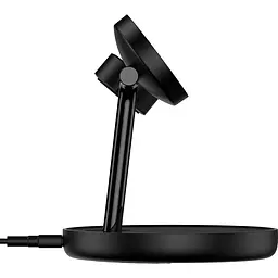 Бездротовий зарядний пристрій Baseus Swan 3in1 Wireless Magnetic Charging Bracket 20W Black (WXTE000101) [122153] - мініатюра 3