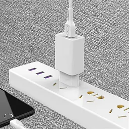Зарядний пристрій SkyDolphin SC36V (1USB, 2.4A) White + кабель microUSB (SDMZP-000118) - мініатюра 3