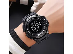 Наручний годинник чоловічий 2422BK Black Skmei acs0029933 - мініатюра 5