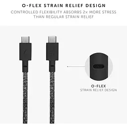 Кабель USB-C to USB-C Native Union Belt Cable Cosmos Black 1.2 м (BELT-C-CS-BLK-2-NP) - мініатюра 5