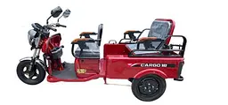 Електроскутер Вантажопасажирський Crosser CARGO 10 триколісний (1500W 60V, 32Ah) Червоний - мініатюра 2