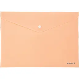 Набір папок А4 Axent Pastelini на кнопці 12 шт. персикові (1412-42-A)