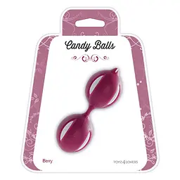 Вагінальні кульки Candy Balls Palline, 20 см (фіолетовий) - мініатюра 2