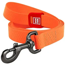 Повідець для собак Waudog Waterproof водостійкий L-XXL, помаранчевий