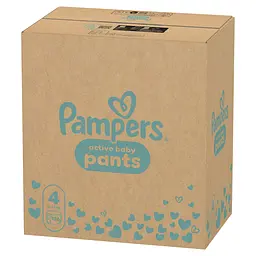 Набір підгузки-трусики Pampers Active Baby Pants Розмір 4 (9-15 кг) 186 шт.  - мініатюра 2