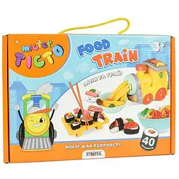 Набір для творчості STRATEG Містер тісто Food Train українською мовою 41027