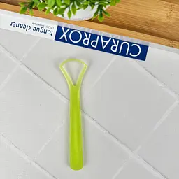 Скребок для язика Curaprox одна дуга (салатовий)