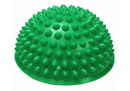 Півсфера масажна кіндербол EasyFit 15 см жорстка зелена