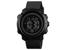 Наручний годинник чоловічий 1426BKBK All Black Skmei acs0030748 - мініатюра 2