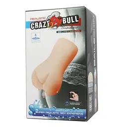 Мастурбатор Crazy Bull Realistic 3D Ass (тілесний) - мініатюра 7