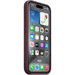 Чохол Apple FineWoven Case with MagSafe для iPhone 15 Pro Max Mulberry (MT4X3ZM/A) [92923] - мініатюра 4