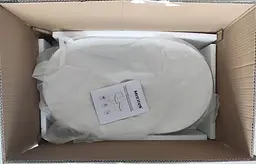 Умивальник накладний Mixxus Premium Wave-0105 Edge Gold 620x360x160 мм MP6557, Білий - мініатюра 6