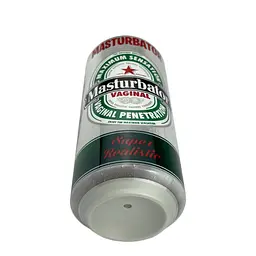 Мастурбатор-вагіна Alive Heineken Vagina II у вигляді банки пива, реалістичний - мініатюра 5
