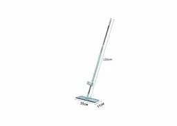 Швабра миюча Good Idea Spin Mop з віджимом 360 для миття підлог з мікрофіброю 120х35х11 см Бірюзовий - мініатюра 4