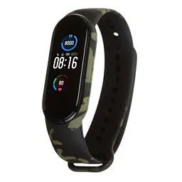 Силіконовий ремінець для Xiaomi MI Band 5 / MI Band 6 [Khaki Green] [48968]