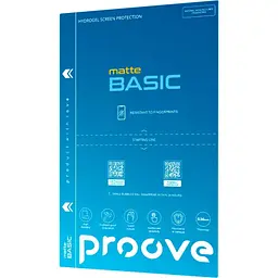 Гідрогелева захисна плівка Proove Hydrogel Screen Protection BASIC Size S Matte (GGBA21600150) [68941] - мініатюра 2