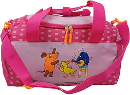 Сумка спортивна дитяча Hanson Die Maus Sporttasche 18 л 37x22x17 см поліестер рожева - мініатюра 2
