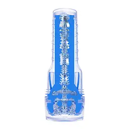 Мастурбатор Fleshlight Turbo Core Blue Ice, оральний секс (глибоке горло) - мініатюра 5
