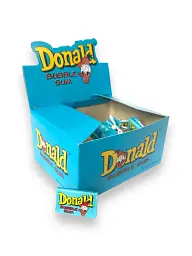 Жувальна гумка DONALD ML MAPLE LEAF Синя 100шт - мініатюра 2
