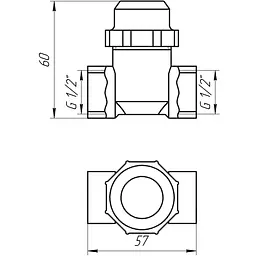 Фільтр грубого очищення Solomon 1/2″ ВВ нікель з відстійником (8014) TD1052 000001638 - мініатюра 5