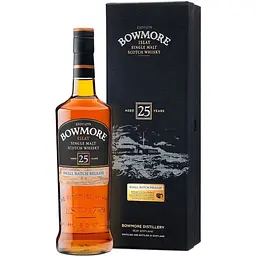 Віскі односолодовий Bowmore 25 років 0.7 л 43% в подарунковій упаковці