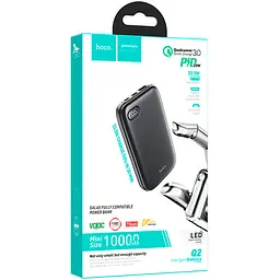 Додаткова батарея Hoco Q2 (10000mAh) Black - мініатюра 5