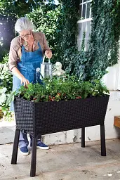 Грядка Keter Easy grow сірий (7290103660833) - мініатюра 7